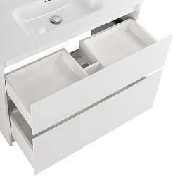 BelBagno Мебель для ванной Kraft 100 напольная Bianco Opaco – фотография-10