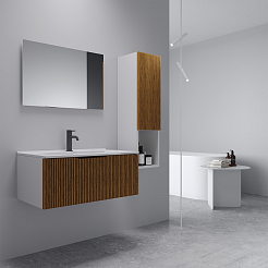 Зов Шкаф-пенал Кито 27 белый/тростник – фотография-3