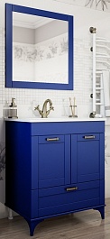 Sanflor Мебель для ванной Ванесса 75/2 индиго – фотография-1