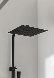 Allen Brau Душевая стойка Infinity 5.21012-31 черный матовый – фотография-4