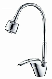 Frap Смеситель для кухни H02 F4302-B хром – фотография-1