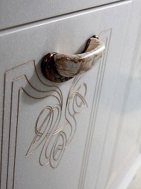 Водолей Пенал для ванной "Анжелика 40" F-1 L белый – фотография-4