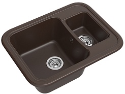 Ewigstein Мойка кухонная Antik 60K шоколад – фотография-1