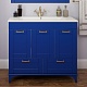Sanflor Мебель для ванной Ванесса 95/2 Piano синяя – фотография-20