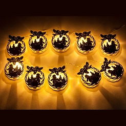 Feron Гирлянда Деревянные новогодние шары CL121 – фотография-1