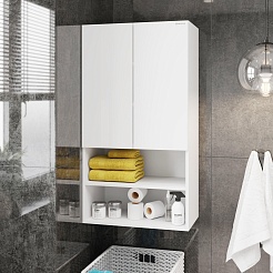 Onika Шкаф навесной Маркус Нова 60 белый – фотография-2