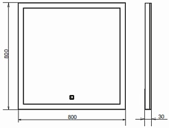 Comforty Зеркало Гиацинт 80 – фотография-9