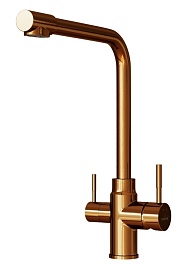 Mixline Смеситель для кухни 35k MLSS-0320BR бронза – фотография-1