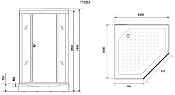 Niagara Душевая кабина Luxe NG-7702DW – фотография-4