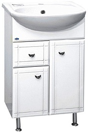 Misty Тумба для умывальника Уют 50 с ящиком – фотография-1