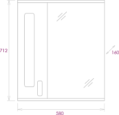 Onika Мебель для ванной Кристалл 55.182 L – фотография-16