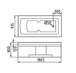 Gemy Акриловая ванна G9057 II O R – фотография-4
