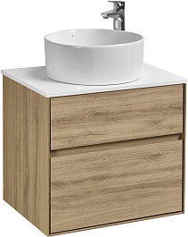 Акватон Тумба под раковину Либерти 60 дуб эльвезия – фотография-6