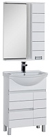 Aquanet Мебель для ванной "Доминика 60" белая