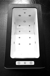 Gemy Акриловая ванна G9253 Black – фотография-4