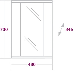Onika Зеркальный шкаф Модерн 34.15У угловой – фотография-5