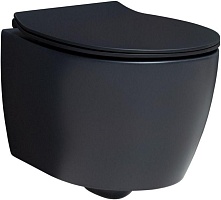 Allen Brau Чаша подвесного унитаза Fantasy 4.11004.31 чёрный матовый