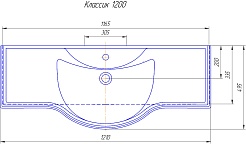 Водолей Мебель для ванной Дубэлла 120 орех – фотография-16