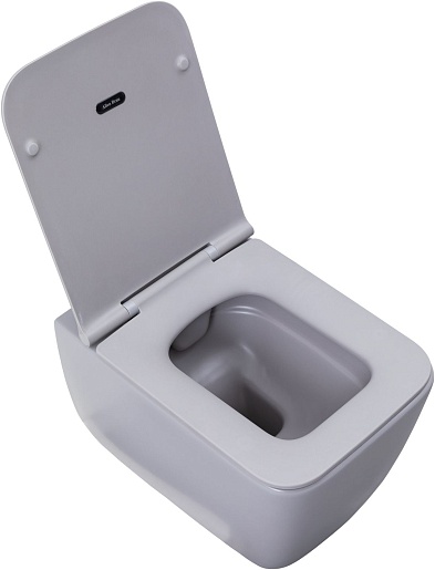 Allen Brau Унитаз подвесной Liberty 4.33007.AN антрацит с крышкой 4.33008.AN – фотография-16