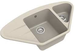 Ewigstein Мойка кухонная Wink 80KF бежевый – фотография-1
