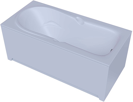 Aquatek Акриловая ванна Леда 170x80 R с экраном – фотография-2