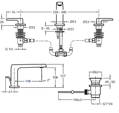 Jacob Delafon Смеситель для раковины Avid E97352-BN – фотография-2