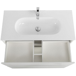 BelBagno Тумба с раковиной Kraft 100 напольная Bianco Opaco с раковиной LOV-1000-LVB – фотография-5