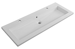 Cezares Мебельная раковина 121/46 CZR-8070-120-1-2 белая глянцевая – фотография-1