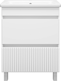 Misty Мебель для ванной Мира 65 белая матовая – фотография-4