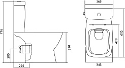 Santek Унитаз-компакт Нео Rimless 1WH302418 – фотография-12