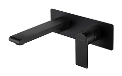 Aquatek Смеситель для раковины Лира AQ1413MB матовый черный – фотография-1