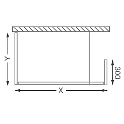 Roltechnik Душевое ограждение WALK B/1200/1000 – фотография-2