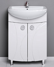 Aqwella Тумба с раковиной Самба 55 – фотография-1