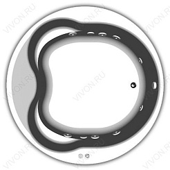 Kolpa San  Комплект гидромассажа Kolpa San Opera Elite (массаж: боковой) – фотография-1