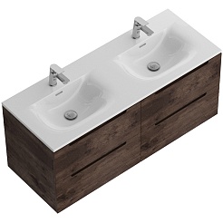 BelBagno Мебель для ванной Etna 120 с 4 ящиками Rovere Moro – фотография-4