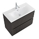 BelBagno Тумба с раковиной Uno mini 80 подвесная Темно-Серый матовый с раковиной BB-8099-3-80 – картинка-17
