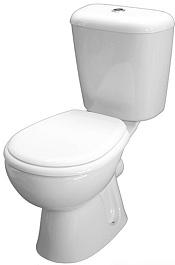 Керамин Унитаз-компакт Гранд с мягким сиденьем, двойной спуск – фотография-1