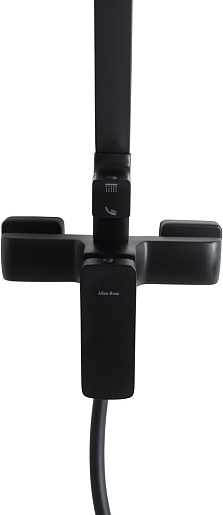 Allen Brau Душевая стойка Infinity 5.21012-31 черный матовый – фотография-10