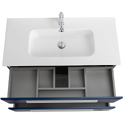 BelBagno Мебель для ванной Eco Cer-N 100 CZR-8095-100 sapfiro ручки сатин – фотография-5