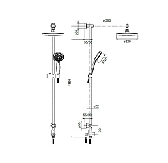 Iddis Душевой гарнитур RENIOR RENSS5FI76 – фотография-2