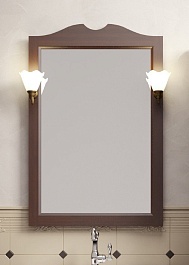 Opadiris Зеркало для ванной Кама 65 орех – фотография-1