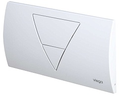 Viega Кнопка смыва Visign for Life 1 462239 металлическая, белая – фотография-1