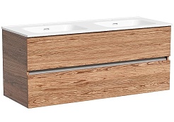 Sancos Тумба с раковиной Urban 120-2 дуб чарльстон раковина Element 121-2 CN7004 – фотография-1