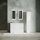 Sancos Тумба под раковину Libra Floor 120-2 белый глянец – фотография-9