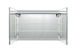 Aquatek Зеркало-шкаф 100 AQ7104-MLC с круговой подсветкой – фотография-3