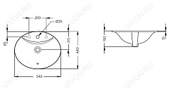 Ideal Standard Раковина Oceane W306301 – фотография-3