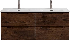 BelBagno Тумба с раковиной Etna 120 подвесная Rovere Moro – фотография-2