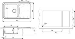 Dr. Gans Мойка кухонная Кардинал 840 терракота – фотография-4