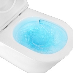 Azario Унитаз-компакт Margo AZ-2125-UQ1 безободковый с бачком с сиденьем микролифт белый – фотография-10