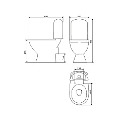 Iddis Унитаз-компакт Skif SKI2PSCi24 полипропилен – фотография-3